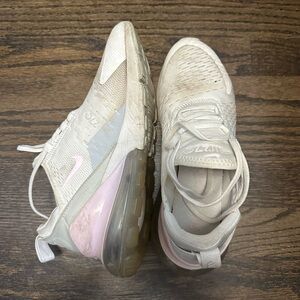 Nike Air Max 270 white and light purple size 8
